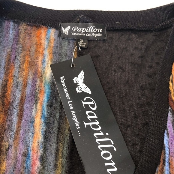 Papillon NWT Multicolor Sweater Sleeveless Dress - Picture 5 of 13